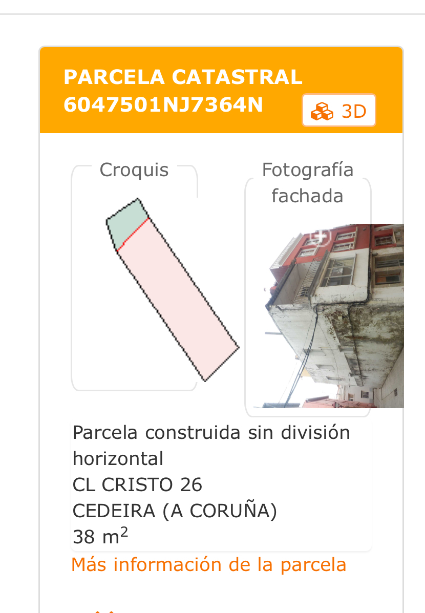 Hus till salu i Cedeira