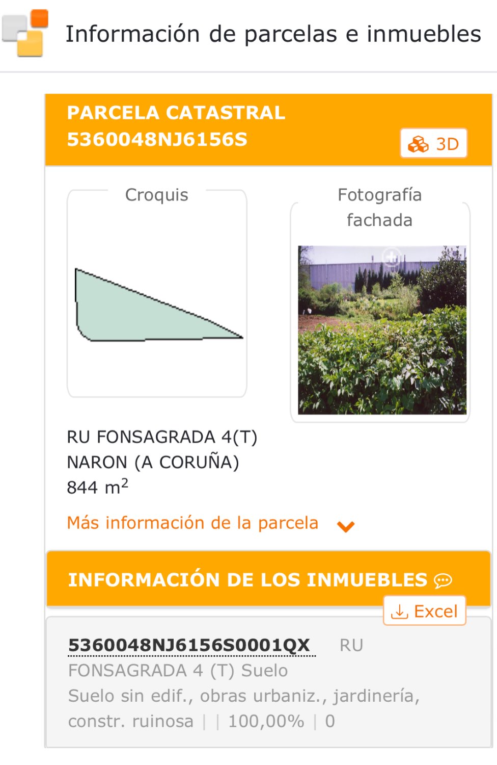 Solar urbano en A Gándara