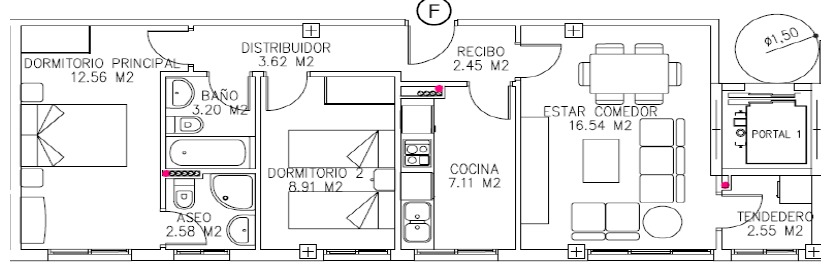 Coqueto piso con garage