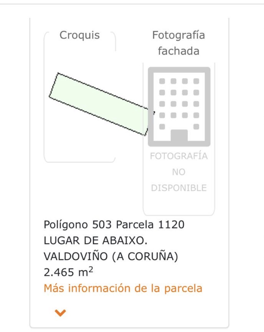 Tontti myynnissä Valdoviño